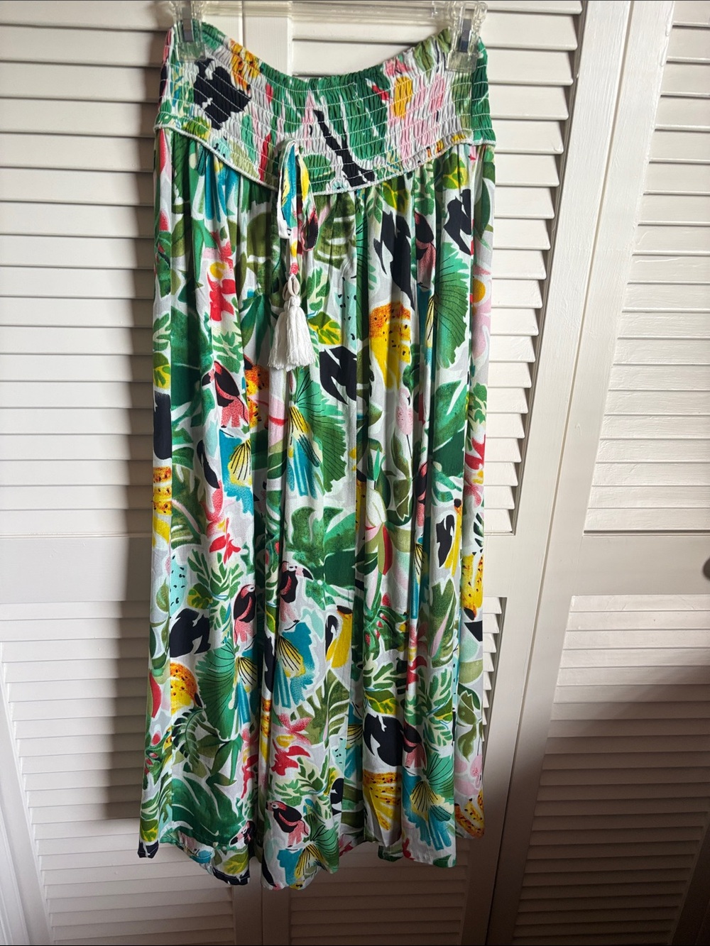 Tropical Print palazzo pants